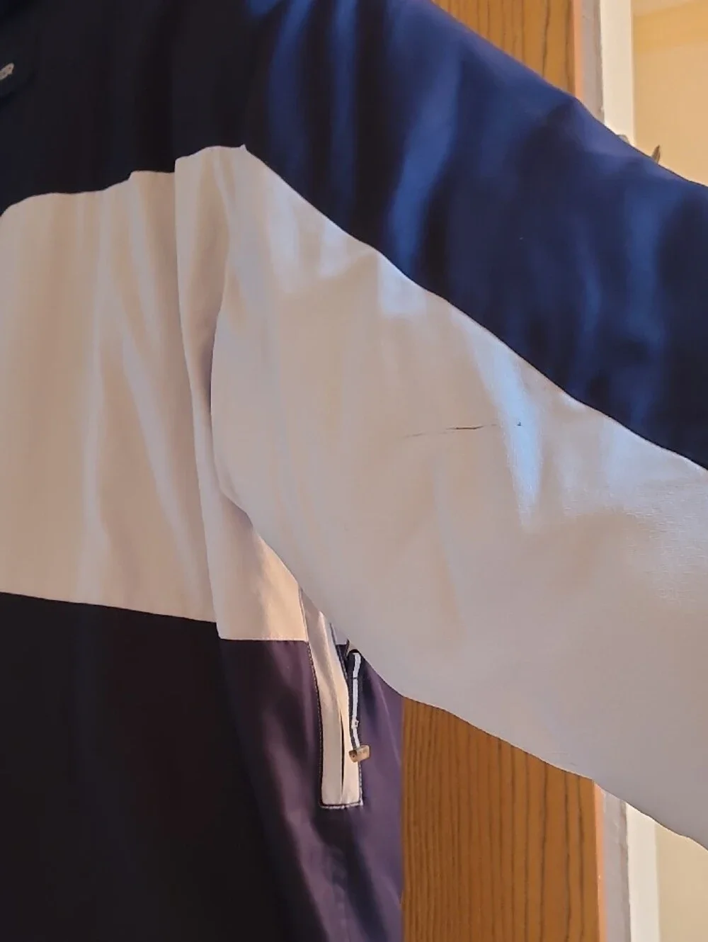 STARTER Men’s Navy and Light Blue Ski Jacket